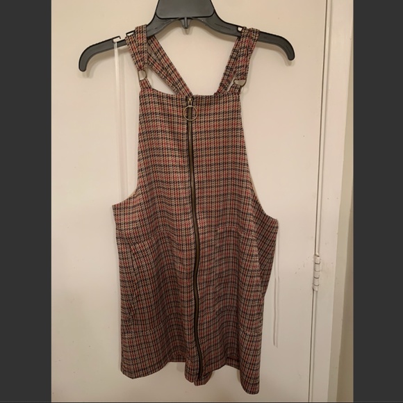 allison & kelly Dresses & Skirts - Allison & Kelly  Multicolor Plaid Pinafore Dress